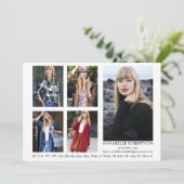 Modern Model en Actor 5 Photo Comp Kaart (Staand voorkant)