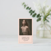 Modern Model Professioneel Foto Visitekaartje (Staand voorkant)