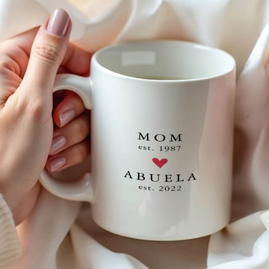 Modern Moeder | Abuela Jaar Opricht. Koffiemok