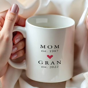 Modern Moeder   Eerste Jaar Oma Theekrug Koffiemok