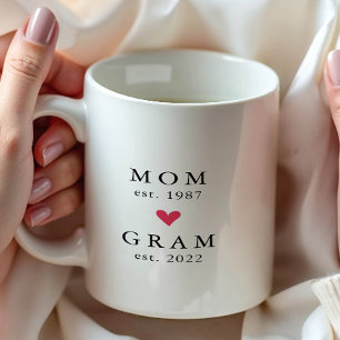 Modern Moeder   Gram Jaar Gesticht. Koffiemok
