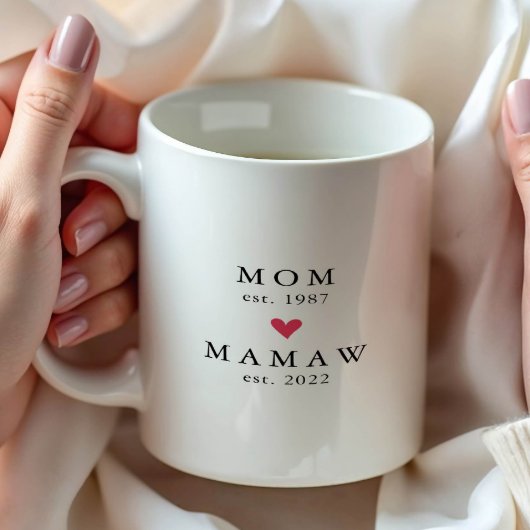 Modern Moeder | Memaw Jaar Opricht. Koffiemok