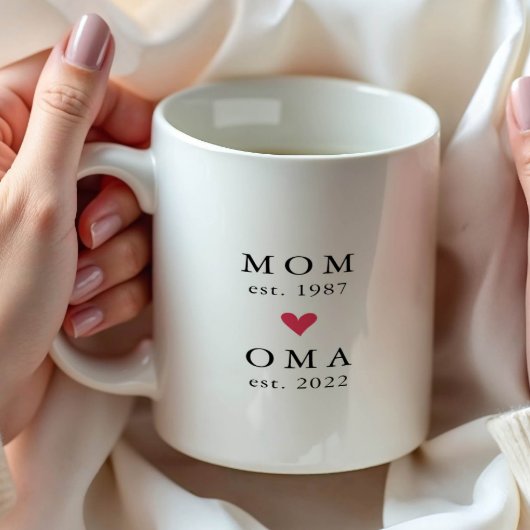 Modern Moeder | Oma Jaar Gesticht. Koffiemok