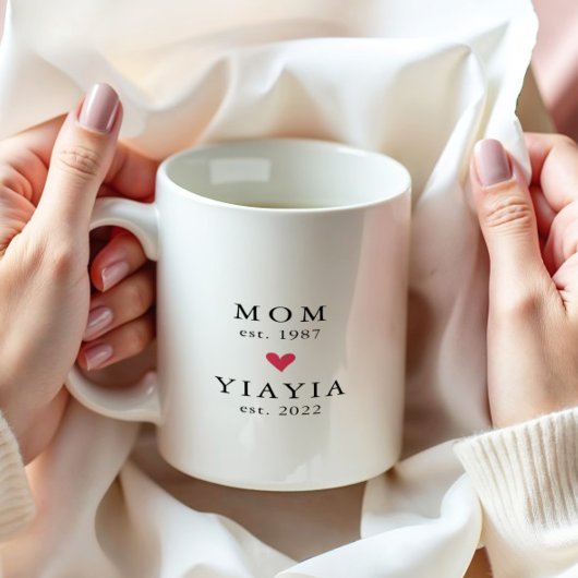 Modern Moeder | Yiayia Jaar Opricht. Koffiemok