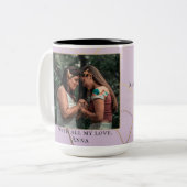 Modern Moederdag Elegant Pastel Kintsugi Quote Koffiemok (Voorkant links)