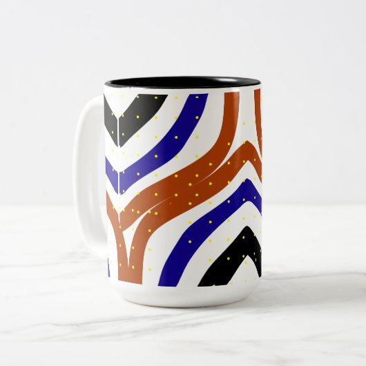 Modern Mok Design en Schattigee Mok en trendy Mok (Voorkant links)