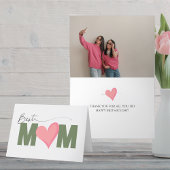 Modern Mom Custom Foto Happy Moederdag Feestdagen Kaart