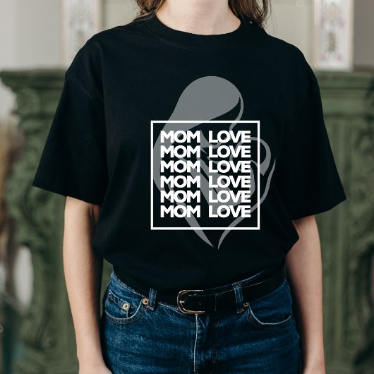 Modern Mom Love – Minimalistische Moederdag Tri-Blend Shirt