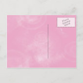 Modern Mom Roze Baby shower Uitnodiging (Achterkant)