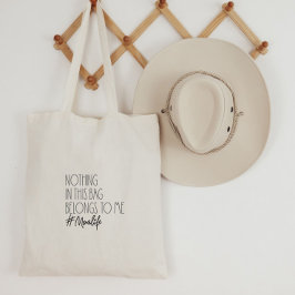 Modern Momlife Quote Funny Motherhood Bag Tote Bag