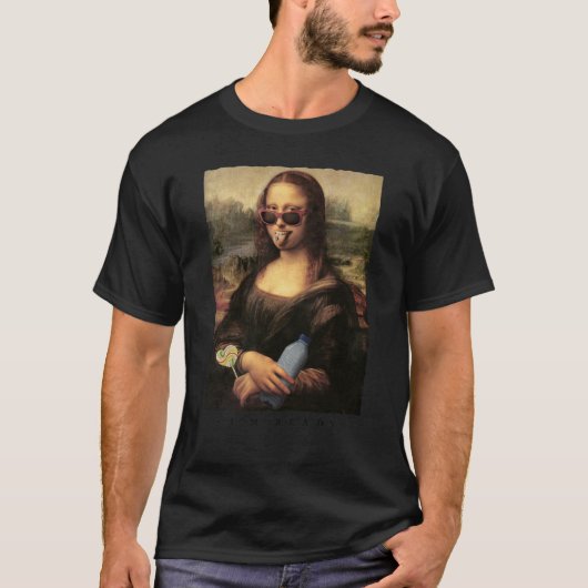 Modern Mona Lisa Party T-shirt (Voorkant)