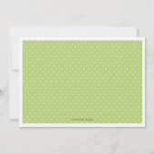 Modern Monkey Sweet Neutral Baby shower Invitation Kaart (Achterkant)