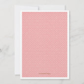 Modern Monkey Twin Girls Baby shower Invitation Kaart (Achterkant)