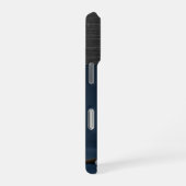 Modern Monogram 1 Photo Brushed Metal Grey iPhone Hoesje (Rechterkant)