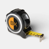 Modern Monogram 2 Initialen Custom Kleuren Tape Me Rolmaat (Hoek)