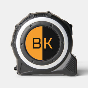 Modern Monogram 2 Initialen Custom Kleuren Tape Me Rolmaat