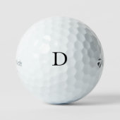 Modern monogram, aangepast Initiaal Golfballen (Voorkant)