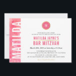 MODERN MONOGRAM BAT MITZVAH zijbalk roze goud Kaart<br><div class="desc">door kat massard >>> kat@simplysweetPAPERIE.com <<<<< Een trendy uitnodigingsontwerp voor de BAT MITZVAH Setup van uw kind als sjabloon is het eenvoudig voor u om uw eigen gegevens toe te voegen of op de knop Aanpassen te drukken en u kunt tekst, lettertypen, formaten enz. toevoegen of wijzigen TIP: 1. Als...</div>