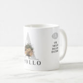 Modern Monogram Bearded Dragon Photo Mug Koffiemok (Voorkant rechts)