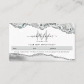 Modern Monogram Beauty Makeup Elegant Professional Visitekaartje (Voorkant)