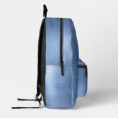 Modern Monogram blauw Bedrukte Rugzak (Links)