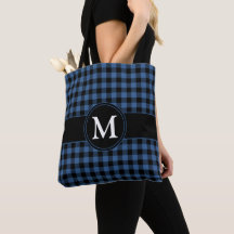 Modern monogram blauw betaald