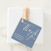 Modern Monogram Bruiloft Dank u Vrijgezellenfeest Bedankjes Labels (In situ)