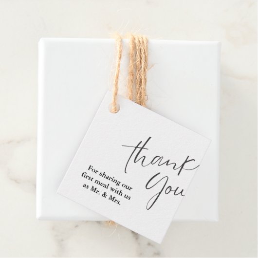 Modern Monogram Bruiloft Dank u Vrijgezellenfeest Bedankjes Labels (In situ)