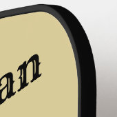 Modern Monogram | Cowboy Koe Skull Desert Pickleball Paddle (Links Detail)