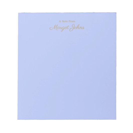 Modern Monogram Eenvoudig en Stijlvol Notitieblok (Voorkant)