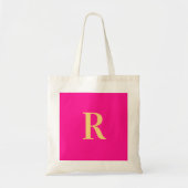 Modern monogram eenvoudig tote bag (Voorkant)