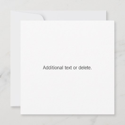 Modern monogram en bewerkbare vormen en kleuren notitiekaartje (Achterkant)