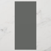 Modern monogram eucalyptuskrans | Gray Menu (Achterkant)