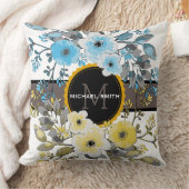  modern monogram Floral #6 Kussen (Deken)