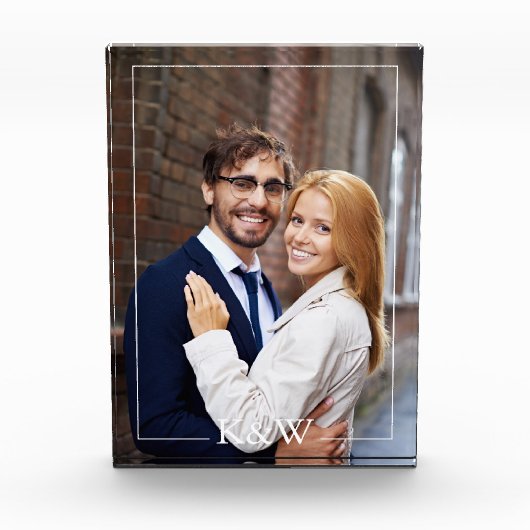 Modern Monogram Fotoblokken (Voorkant)