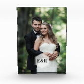 Modern Monogram Fotoblokken (Voorkant)