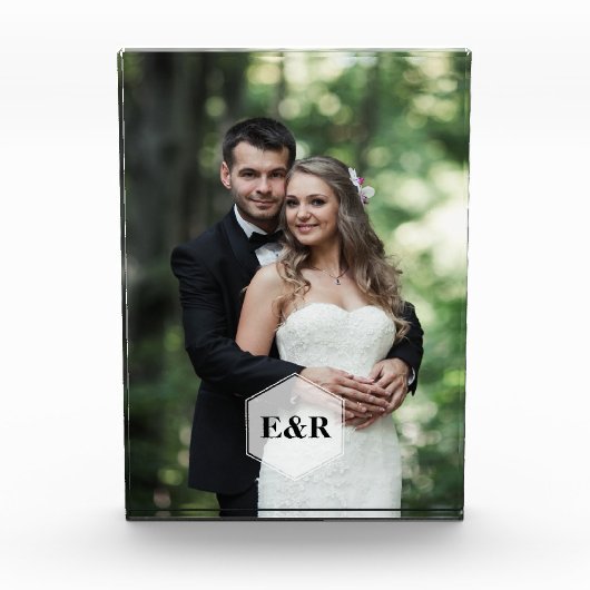 Modern Monogram Fotoblokken (Voorkant)