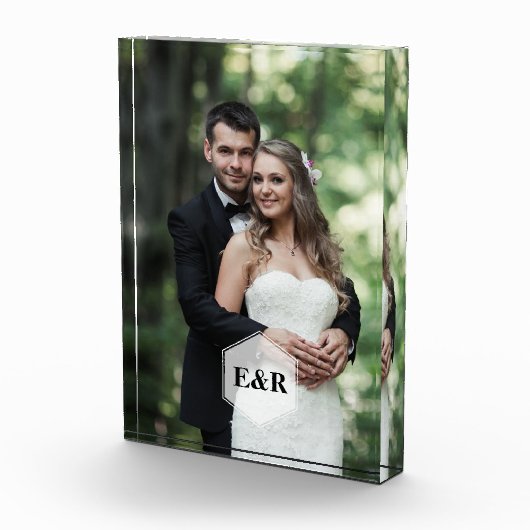 Modern Monogram Fotoblokken (Rechts)