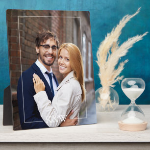 Modern Monogram Fotoplaat