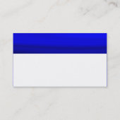 Modern Monogram - Galaxy Blue Visitekaartje (Achterkant)