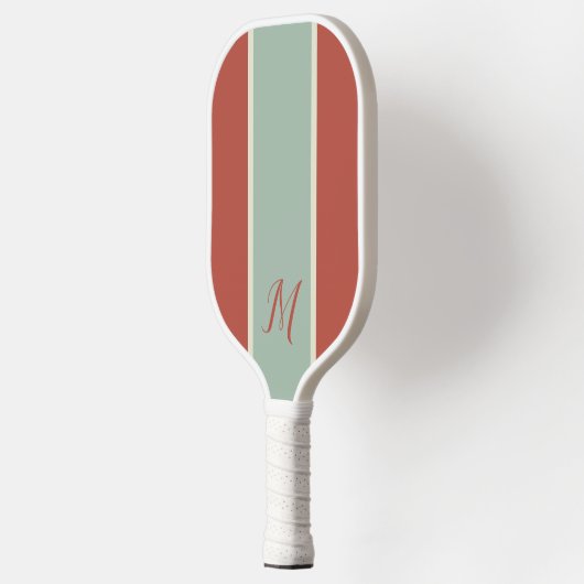 Modern monogram gepersonaliseerd Klassiek monogram Pickleball Paddle (Links)