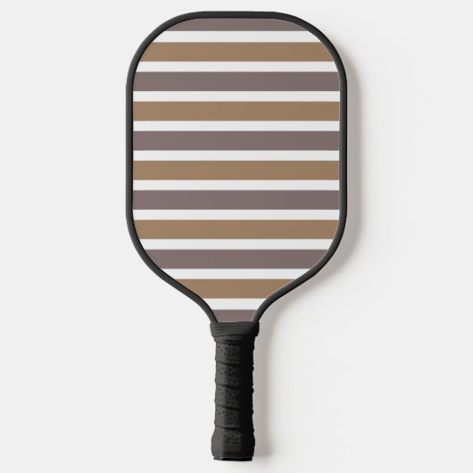 Modern monogram gestreept pickleball paddle (Achterkant)