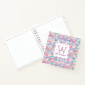 Modern Monogram  Glam Mermaid Sketchbook Notitieboek (Binnen)