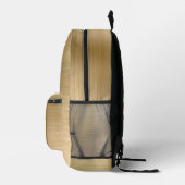 Modern Monogram Goud Bedrukte Rugzak (Rechts)