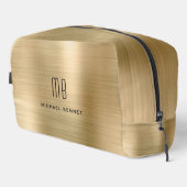 Modern Monogram Goud Toilettasje (Rechterhoek)