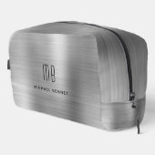 Modern Monogram Gray Toilettasje (Rechterhoek)