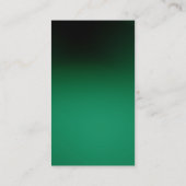 Modern Monogram Green Red Professional Visitekaartje (Achterkant)