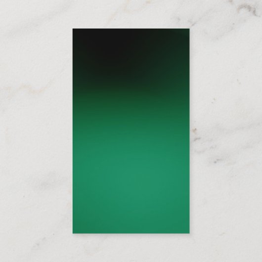 Modern Monogram Green Red Professional Visitekaartje (Achterkant)