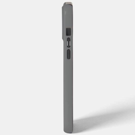 Modern Monogram Grijs Case-Mate iPhone Case (Achterkant / Links)