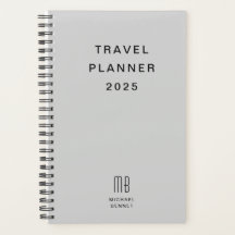 Modern Monogram grijs reizen